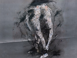 Arnulf Rainer »Zeichnen« in der Galerie am Stein, ©Manuel T. Kreuzer